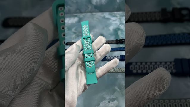Двухцветный силиконовый ремешок для Huawei Band 8/9 #shorts#ремешок#смартчасы#huawei#watch