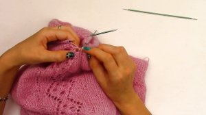 РЕГЛАН СПИЦАМИ. ФОРМИРОВАНИЕ ПОДРЕЗА РУКАВА