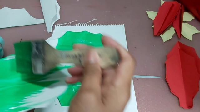 How to make Poinsettia Paper flower|| Craf with Ate G.