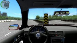 City Car Driving 1.5.0 VW Golf R32 Top Speed + Crashing without seat belt [Logitech G27]