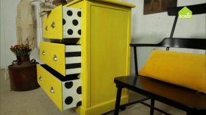 Как покрасить комод. Стильная перекраска старого комода. Как нанести рисунок на ящики комода