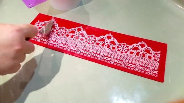 Как сделать эластичное гибкое кружево для творчества. Коврики для айсинга. Литое кружево. смотреть онлайн