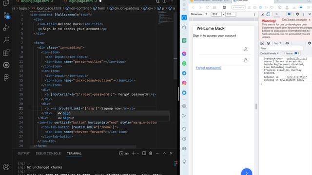 Build an Ionic 7 Angular App with Firebase Authentication - Sign Up, Login, Reset Password -Part on