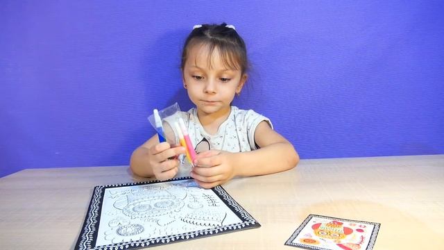 Раскраска Сова. Юлия раскрашивает. смотреть онлайн