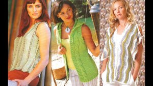 ТРИ классных проекта спицами ИЗ СТАРОГО ЖУРНАЛА - схема узора - описаниеВяжем французские кофточки