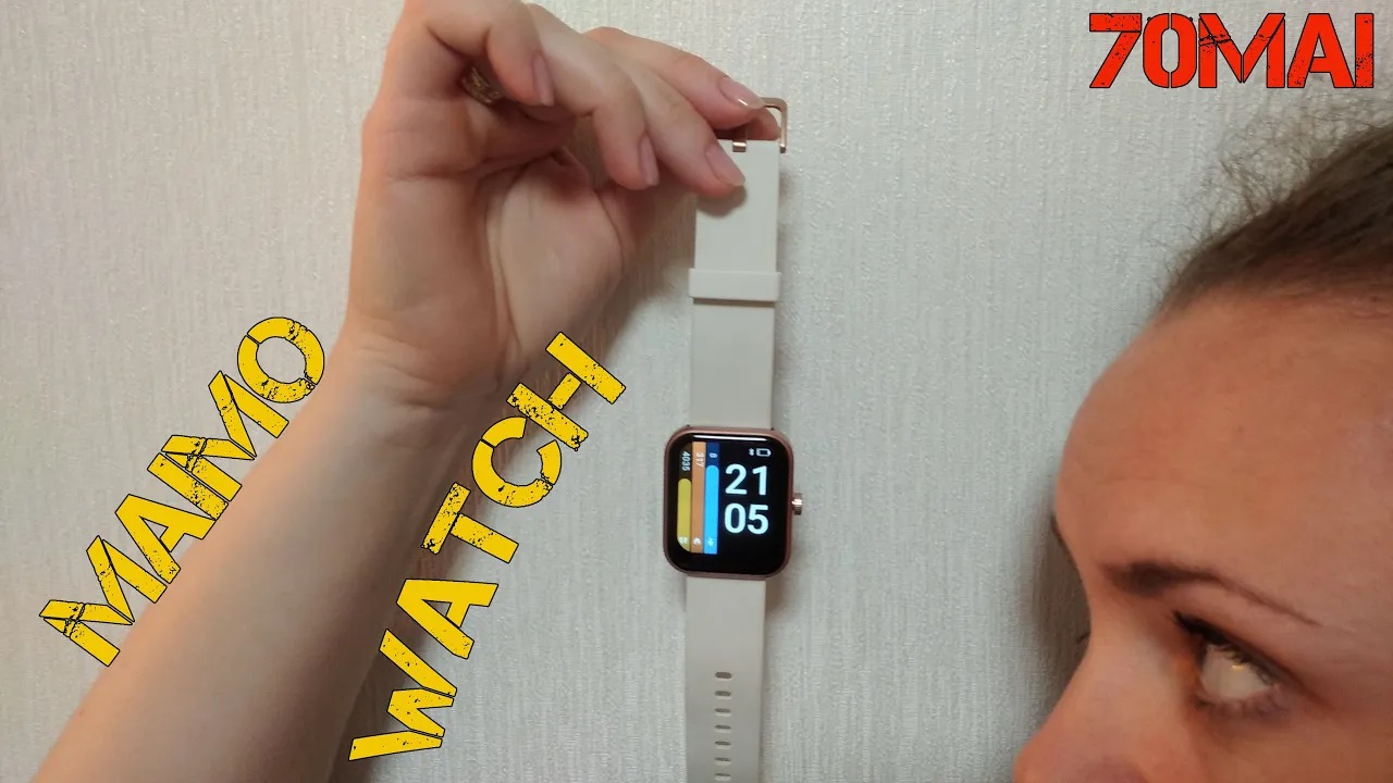 Maimo watch за 34$ от 70mai - альтернатива фитнес-браслетам. смотреть онлайн