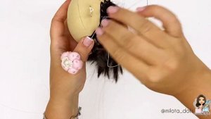 Как крепить волосы кукле | DIY hair for doll