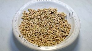 Салат из пророщенной зелёной гречки. Рецепт приготовления