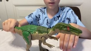 Распаковка барионикса Jurassic world/лагерь мелового периода