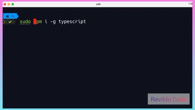 Setting up the developement environment in typescript | Typescript full course | #revildo_code