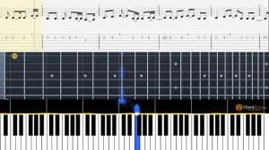 Falling | Trevor Daniels | Guitar Tabs and Piano Notes - Easy Lesson