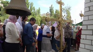 Освящение крестов и колоколов Трехсвятительского храма