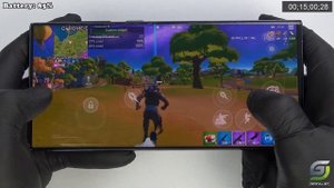 Samsung Galaxy S22 Ultra Fortnite Gameplay 90 FPS Chapter 3 Season 4