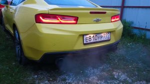 Как звучит Chevrolet Camaro 2 литра турбо