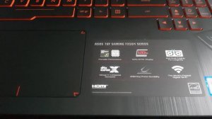 ASUS TUF FX504GM-EN150T (Unboxing) i7 8750H GeForceGTX1060 6GB GDDR5 8gb RAM 120HZ 1080p IPS Screen