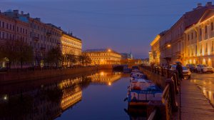 ?? Петербург. Утренняя прогулка при свете фонарей. Мойка и Фонарный переулок.