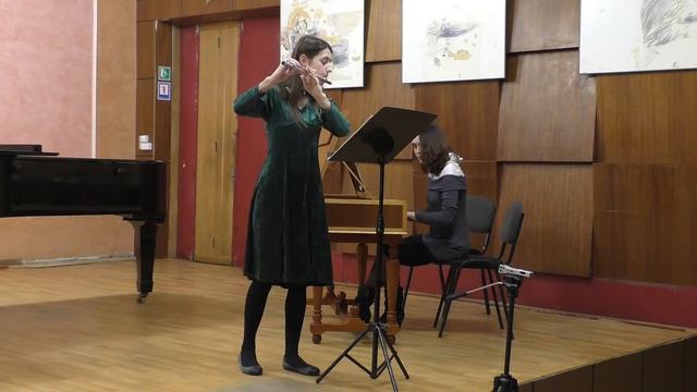 Березовський - Соната для чембало і скрипки (на флейті) смотреть онлайн