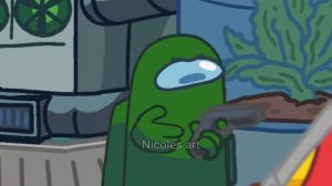 Baby with a gun || animation meme || Among us || Gift for Rodamrix