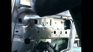 Как снять извлечь заменить стекло задней двери RENAULT SCENIC(2005)demontaz zamiana szyby drzwi tyl