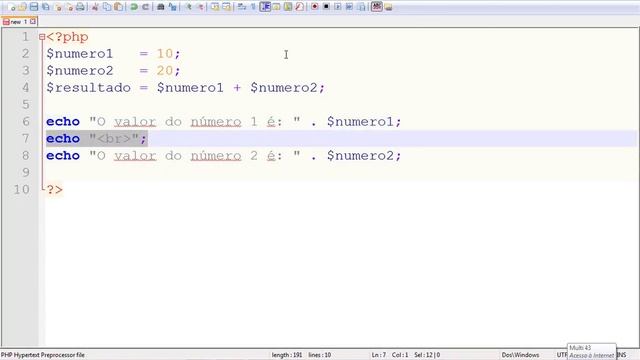 Ciência e Tecnologia  - Aula 1 de PHP - variáveis, operações e XAMPP смотреть онлайн