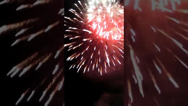 Фейерверк день города Ковров 100 лет ЗИДу