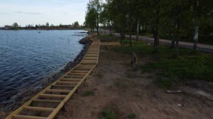 Благоустройство общественной территории "Свирская набережная (2 этап) на 8 июня 2022 г