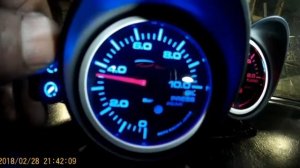 Датчики Depo (буст и давление масла)(с пиками и варнингами)