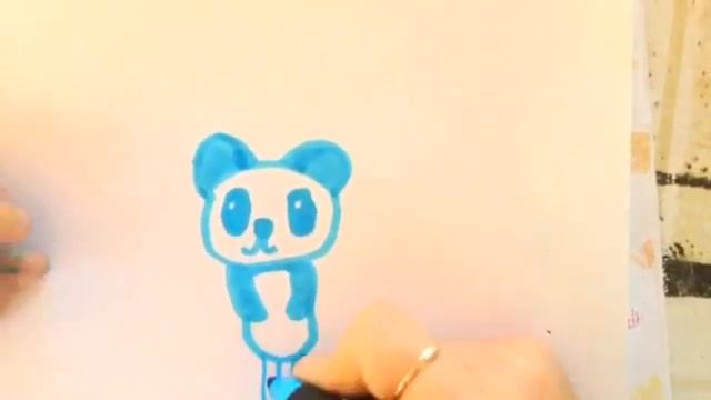 D.I.Y рисуем панду,которая летит в лето на своих ?шариках ? смотреть онлайн