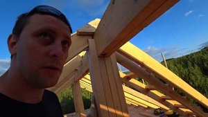 Стропила на каркасном доме