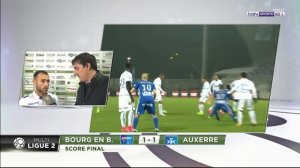 Bourg en B. - Auxerre les 2 buts