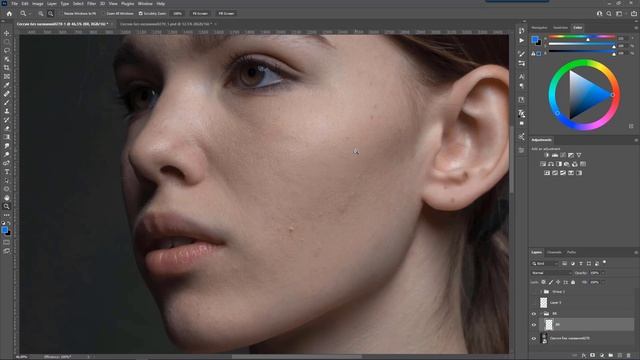 Ретушь портрета. Пробный урок ? Уроки Photoshop смотреть онлайн
