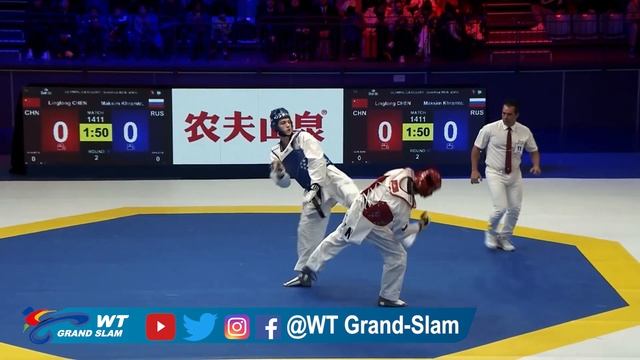 HIGHLIGHT | Men -80kg Semifinal，Maksim Khramtcov (RUS) VS Linglong CHEN (CHN) смотреть онлайн