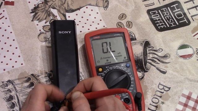 Быстро садятся батарейки в устройстве . Определение тока разряда . смотреть онлайн