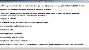 İDDAA ORAN ANALİZ & İDDAA EXCEL - %100 FUTBOL EXCEL