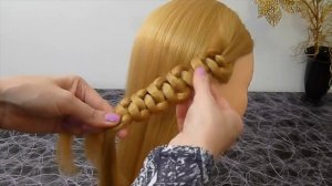 Быстрые причёски на каждый день самой себе в школу, на работу.Причёска для средних,длинных волос