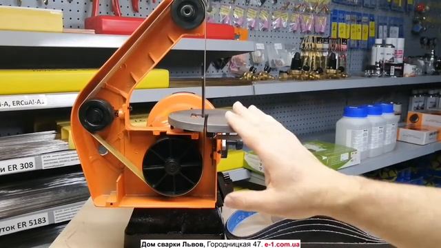 Ленточно дисковый шлифовальный станок. Да еще и скорость регулируется! смотреть онлайн