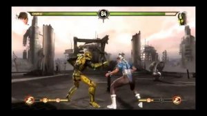 Mortal Kombat 9 (PC) - Street Fighter Chun-Li skin for Sonya - Gameplay