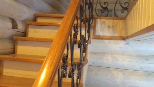 Лестница с коваными балясинами смотреть онлайн