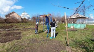 Установка детского спортивного комплекса "Юный атлет лайт"