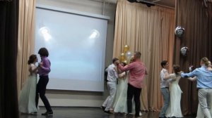 Вальс, выпускной 11 класс, 2017, ЦО 1492 Москва, торжественная часть, Евгений Дога