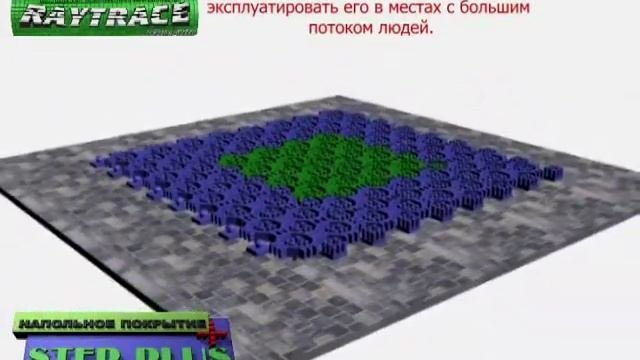 Грязезащитное напольное покрытие «STEP PLUS» (антикаблук)
