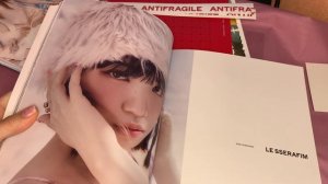 ANTIFRAGILE распаковка альбома le sserafim | album unpacking