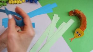 DIY Игрушка Антистресс  Змейка пружинка из бумаги. Поделки  из бумаги своими руками. Оригами
