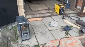 Печка в гараж из газового баллона. Финал