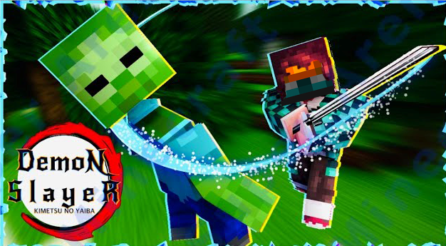 #4 Клинок, рассекающий демонов в майнкрафт l Обзор Мода Kimetsu no Yaiba Demon Slayer в Minecraft смотреть онлайн
