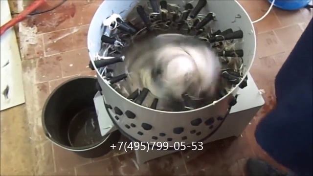 Перосъемная машина Плюка. Обзор. Как правильно ощипывать тушку? смотреть онлайн