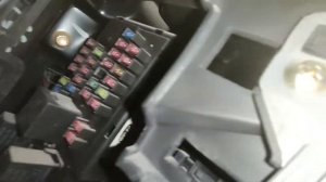 Geely Emgrand EC7 2013 fuse box location inside the dashboard