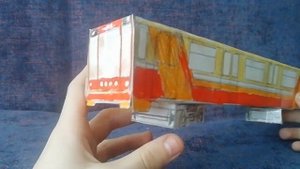 ОБЗОР НА БУМАЖНЫЙ ВАГОН МЕТРО "СИНЕРГИЯ"