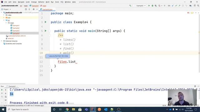 Java Fundamentals - Lesson 64 -   java.nio.file.Files vs. java.io.File