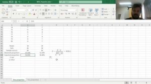 One proportion Z-test explained (Excel)